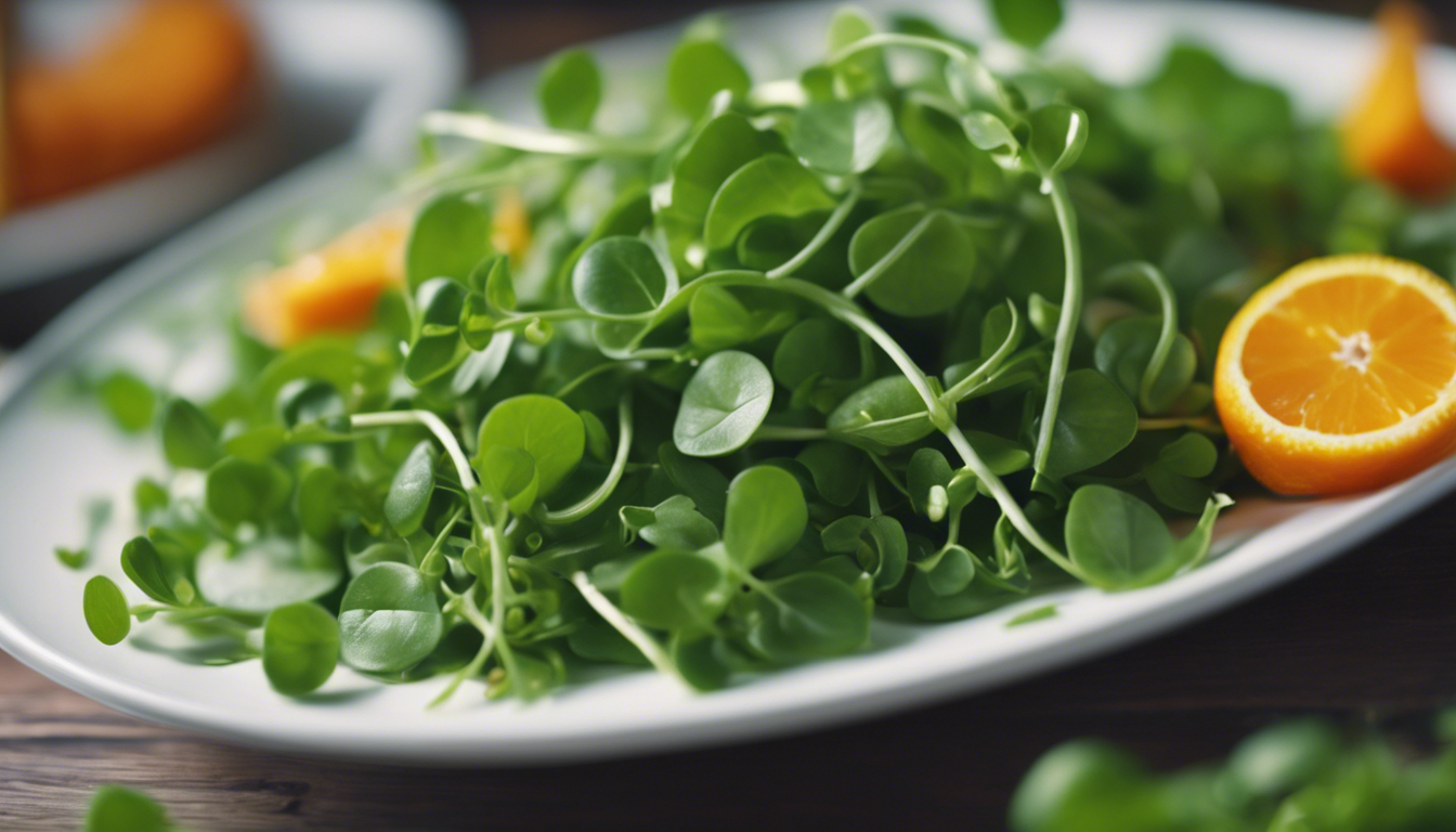 Fresh Watercress and Orange Salad