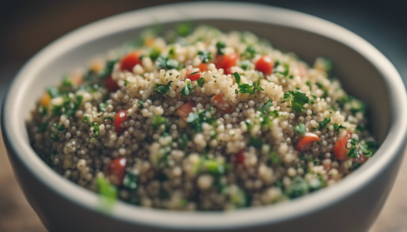 Sprouted Quinoa Tabouleh