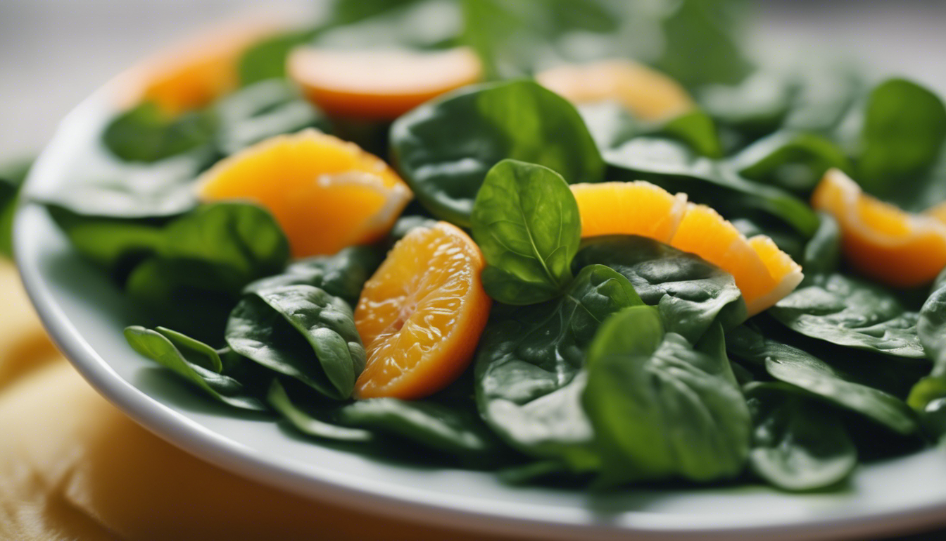 Fresh Spinach and Orange Salad