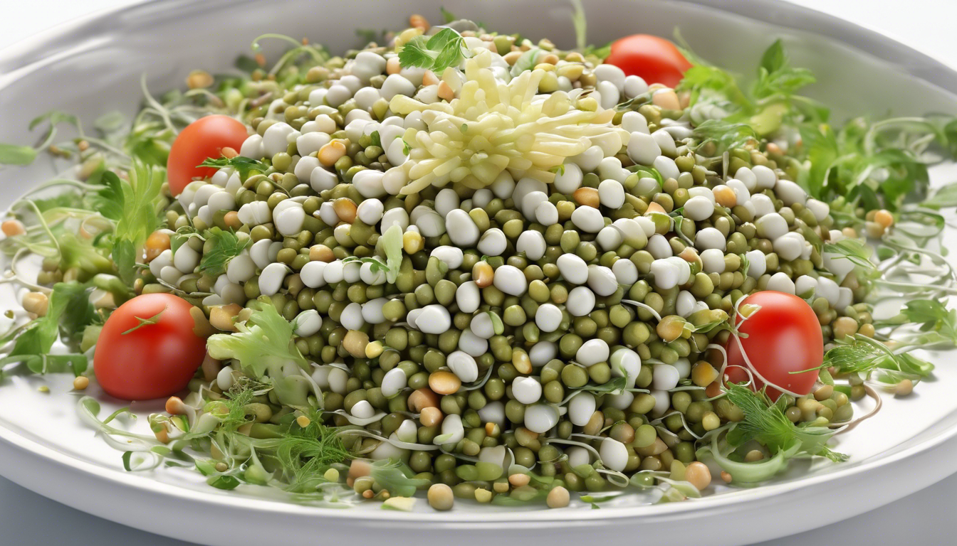 Sprouted Mung Bean Salad