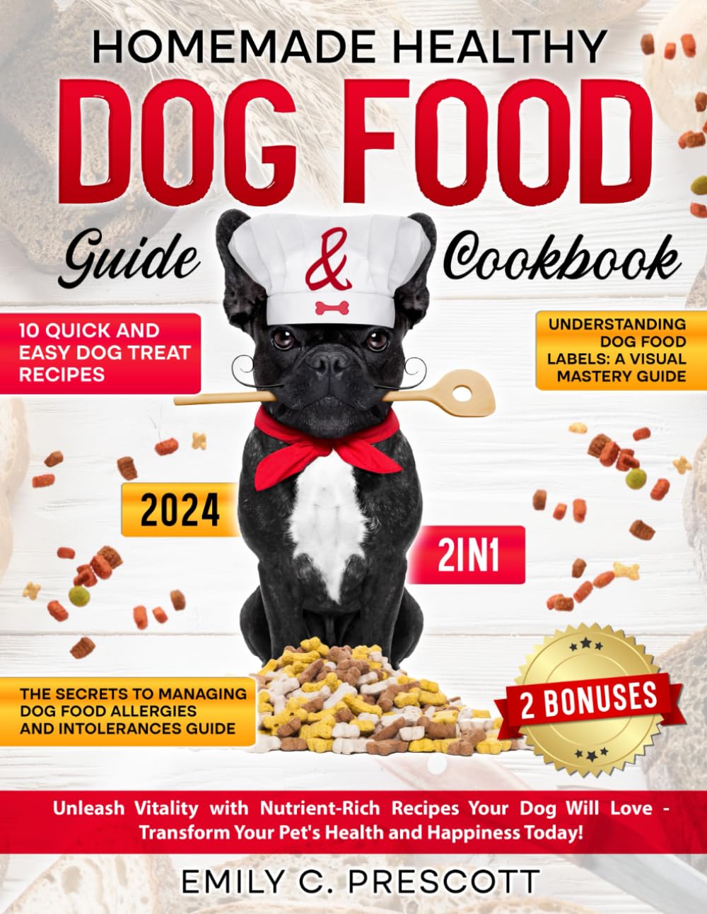 Homemade Healthy Dog Food Guide & Cookbook