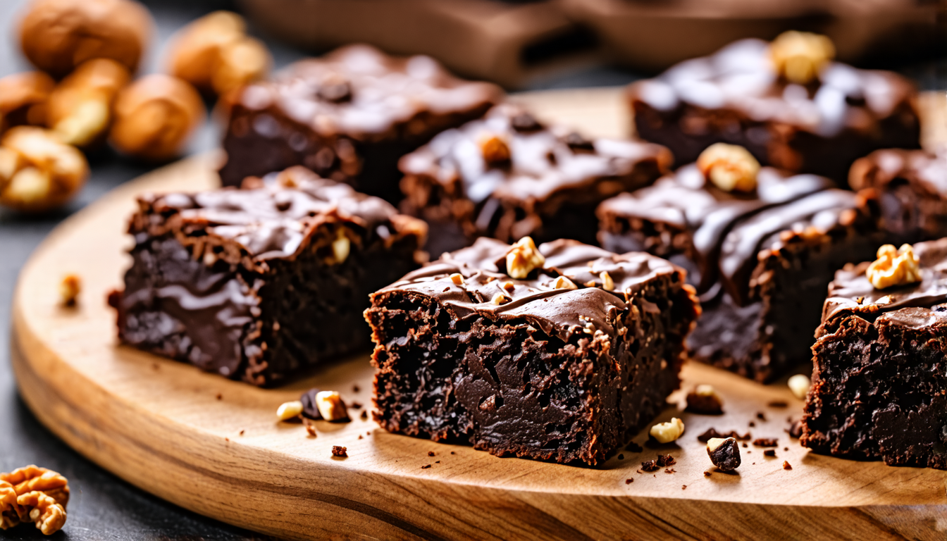 Cacao and Walnut Brownie Bites