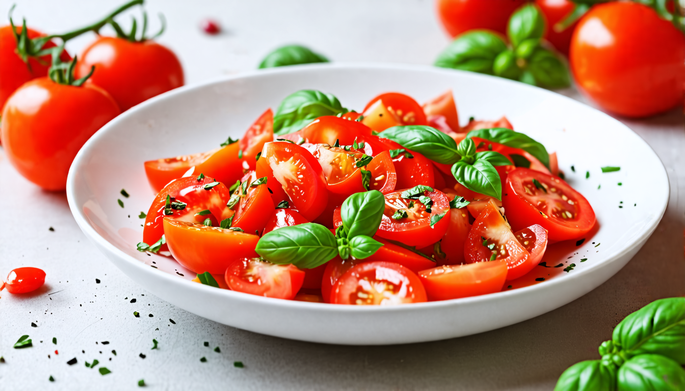 Fresh Tomato and Basil Salad