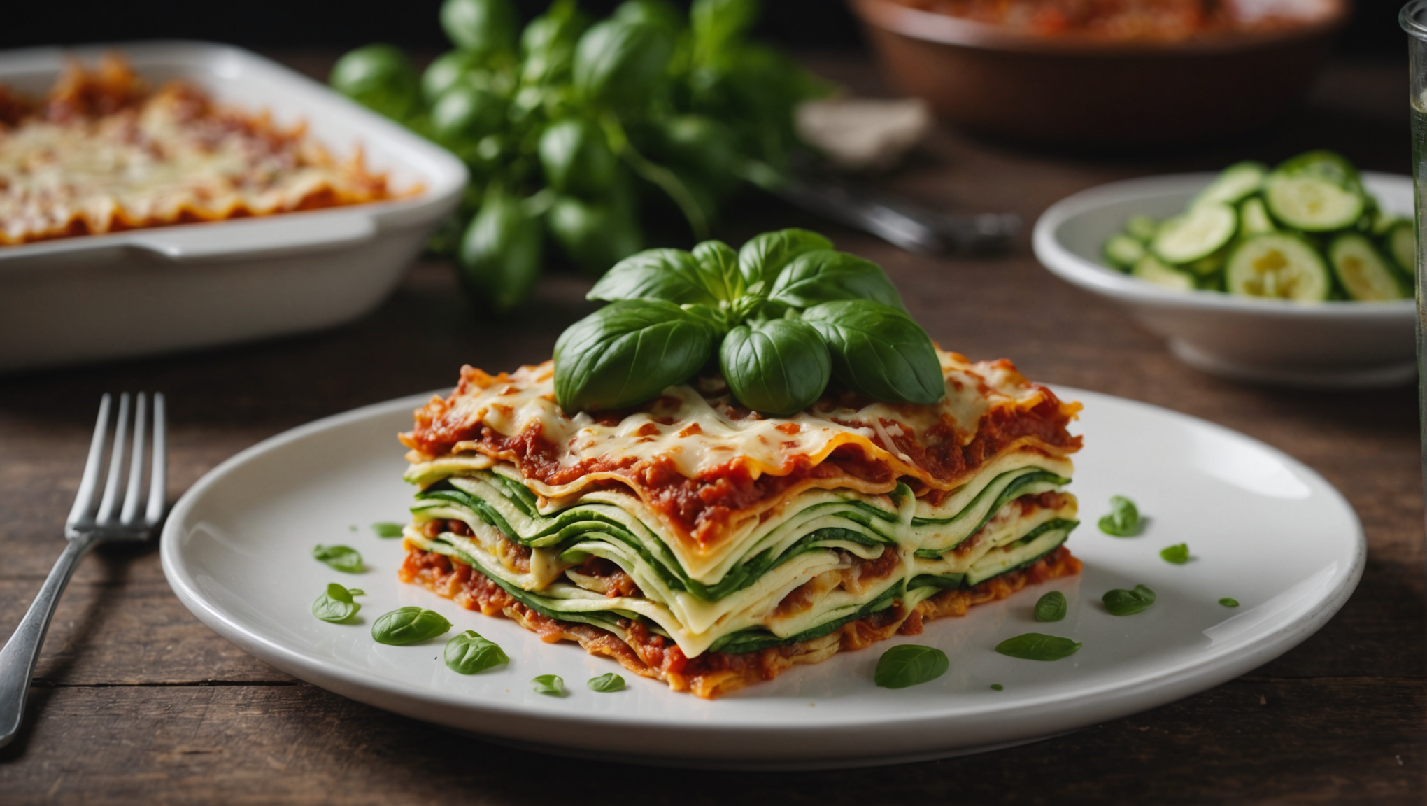 Raw Lasagna with Zucchini Noodles